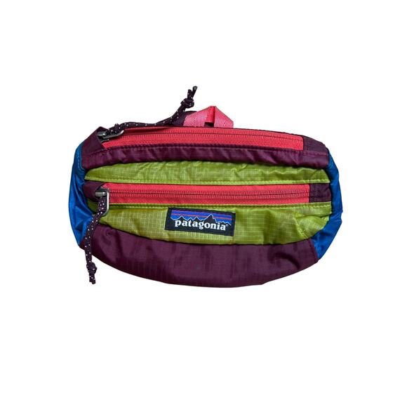 Patagonia Handbags - Patagonia Lightweight  Mini Hip Pack Fanny 1L Patchwork Peppergrass